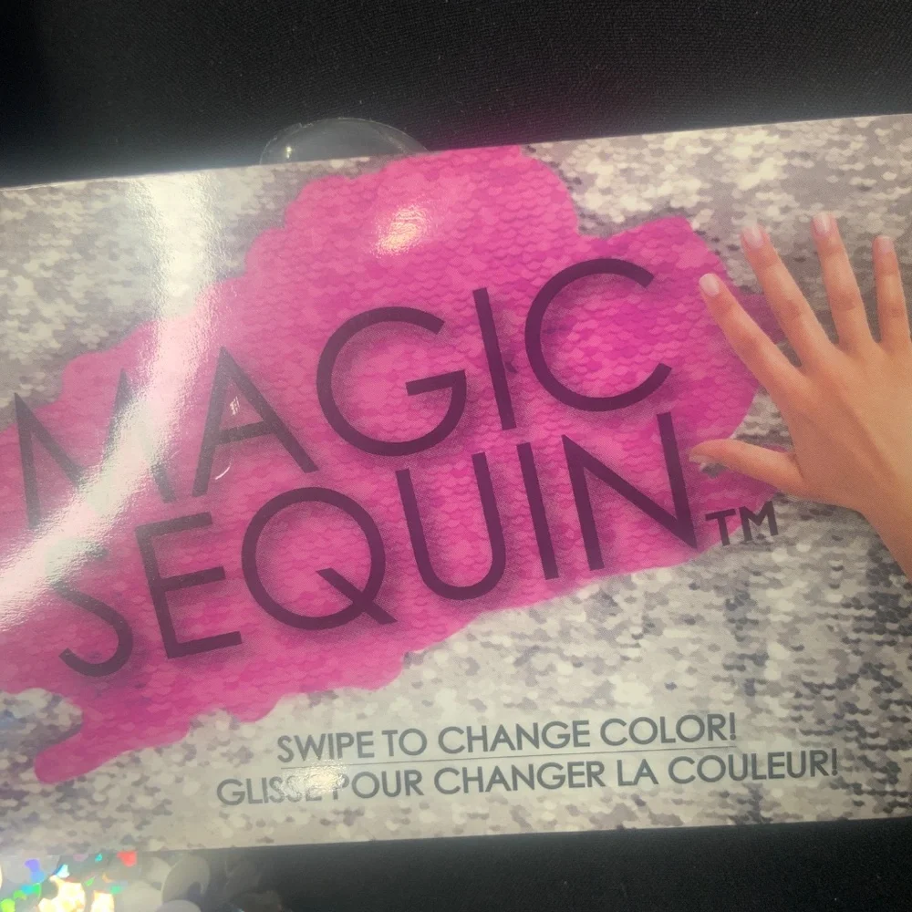 NWT Magic Sequin Star and Moon Pouch